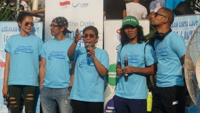 Kampanye Gerakan Cinta Laut (Foto: Garin Gustavian/kumparan)