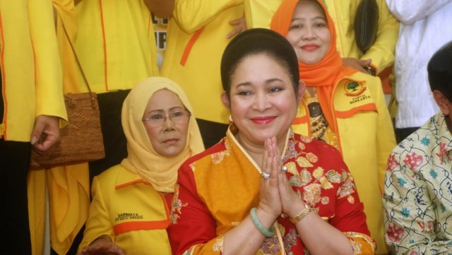 Titiek Soeharto, Wakil ketua dewan pertimbangan partai Berkarya (Foto: Garin Gustavian/kumparan)