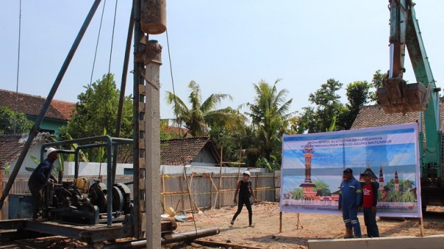 Pembangunan Masjid Agung Baitunnur Blora Mulai Dikerjakan  (2)