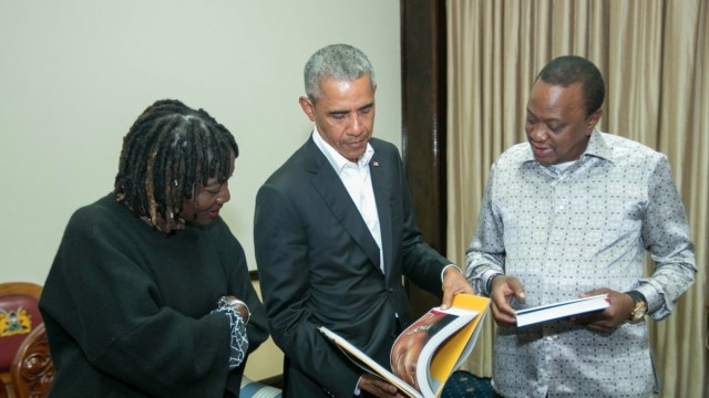 Barack Obama Bertemu Presiden Kenya Uhuru Kenyatta (Foto: Twitter @Ukenyatta)