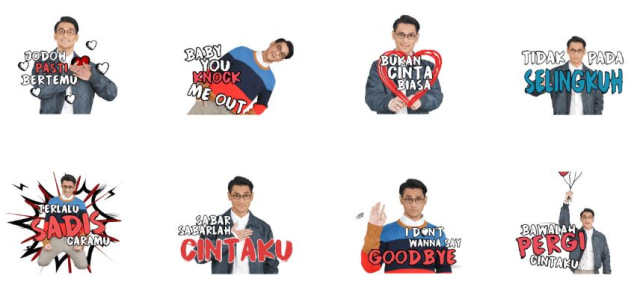 com-Sticker Lagu Afgan Syahreza (Foto: LINE Indonesia)