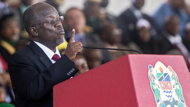 Presiden Tanzania John Magufuli (Foto: Daniel Hayduk / AFP)
