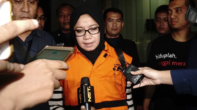 Eni Maulani Saragih Ditahan KPK. (Foto: Helmi Afandi/kumparan )