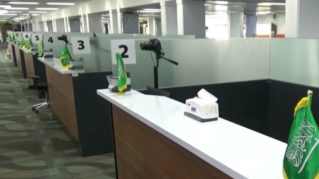 Konter pelayanan haji di Bandara Internasional Soekarno-Hatta (Foto: Dok. Humas Soekarno-Hatta)