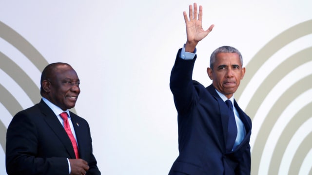 Obama Hadiri Perayaan Ulang Tahun Mendiang Nelson Mandela (Foto: REUTERS/Siphiwe Sibeko)
