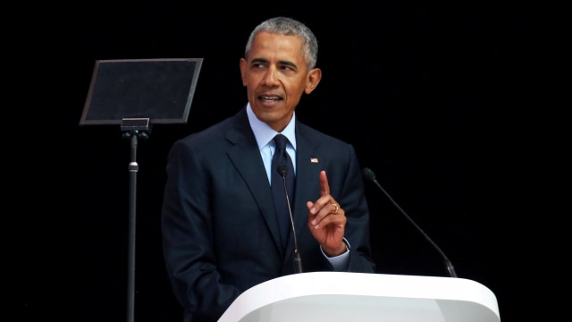 Obama Hadiri Perayaan Ulang Tahun Mendiang Nelson Mandela (Foto: REUTERS/Siphiwe Sibeko)