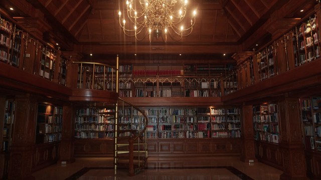 Kunjungan sejumlah siswa di kediaman B.J. Habibie (Foto: Fanny Kusumawardhani/kumparan)