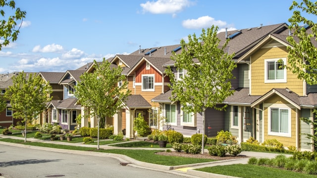 Ilustrasi rumah kluster. Foto: Shutterstock