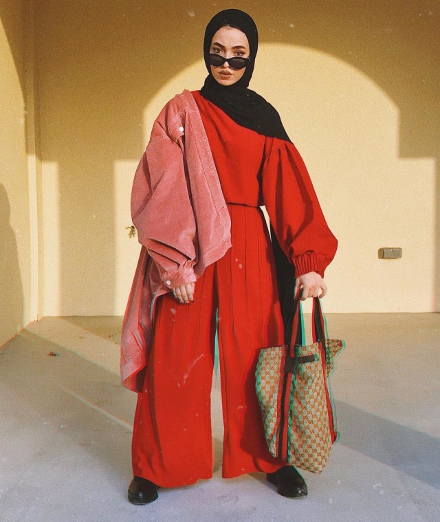Gaya Berbusana Leena Al Ghouti (Foto: Instagram @leenalghouti)