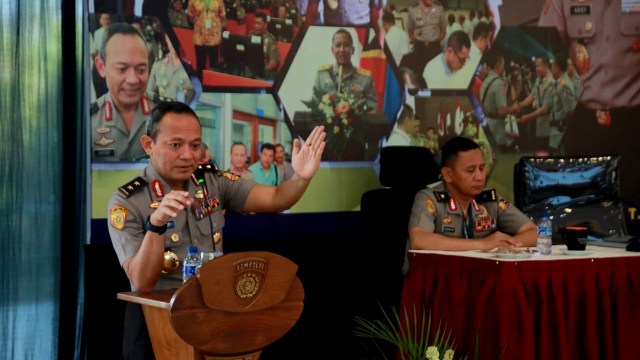 As SDM Kapolri, Irjen Arief Sulistyanto di Program “Management Talent” SSDM Polri , 16 - 18 Juli 2018 , di Akpol Semarang. (Foto: Dok. Polri)