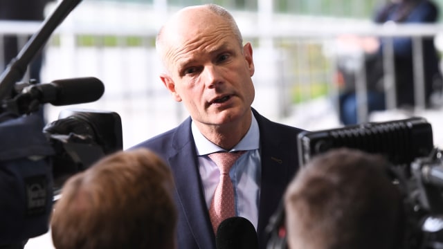Menteri Luar Negeri Belanda Stef Blok. (Foto: AFP/Emmanuel Dunand)