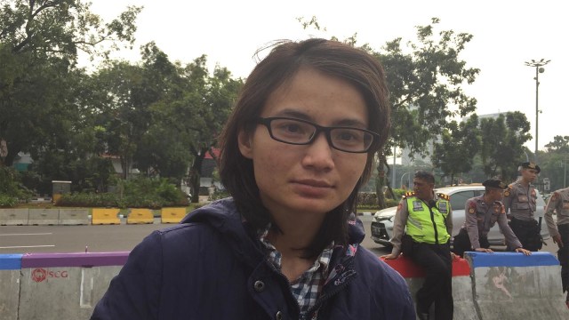 Stephanie, caleg dari PSI Dapil Selawesi Utara. (Foto: Yuana Fatwalloh/kumparan)