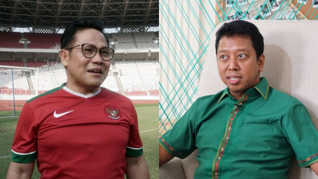 Muhaimin Iskandar vs Romahurmuziy (Foto: Iqbal Firdaus/kumparan, Nugroho Sejati/kumparan)