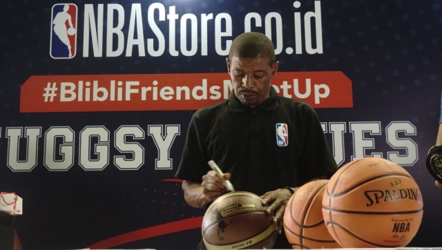 Muggsy Bogues di GOR PB Djarum, Jakarta Barat (Foto: Irfan Adi Saputra/kumparan)