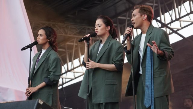 Penampilan gac di we the fest 2018 (Foto: Garin Gustavian/kumparan)