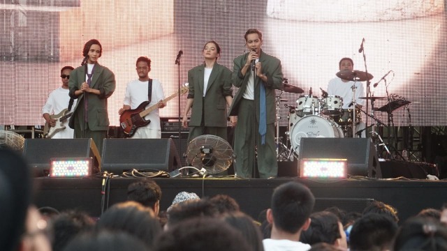 Penampilan gac di we the fest 2018 (Foto: Garin Gustavian/kumparan)