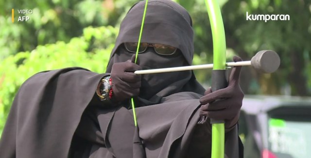 Niqab Squad komunitas muslimah bercadar (Foto: AFP)