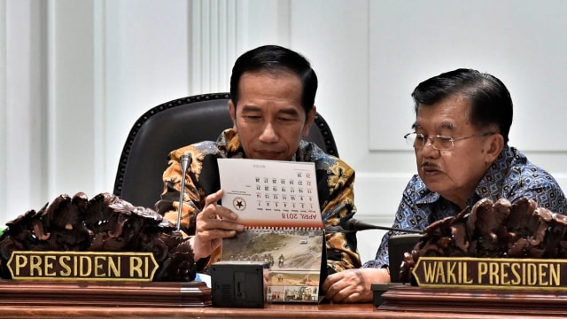 Jokowi dan Jusuf Kalla. (Foto: ANTARA FOTO/Puspa Perwitasari)