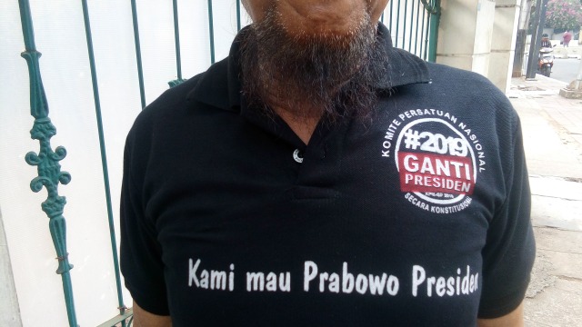 Deklarasi dukungan kepada Prabowo di Pilpres 2019 dari KNP-GP (Foto: Paulina Pherasmaranindar/kumparan)