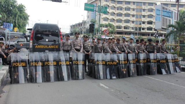 Relawan #2019gantipresiden dan #2019tetapjokowi helat deklarasi bersama (Foto: Ade Nurhaliza/kumparan)