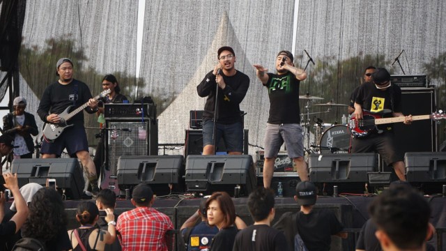 Penampilan Saint Loco di Hammersonic 2018. (Foto: Jamal Ramadhan/kumparan)