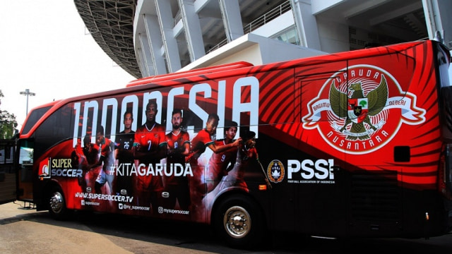 Bus Timnas Indonesia (Foto: Dok. PSSI)