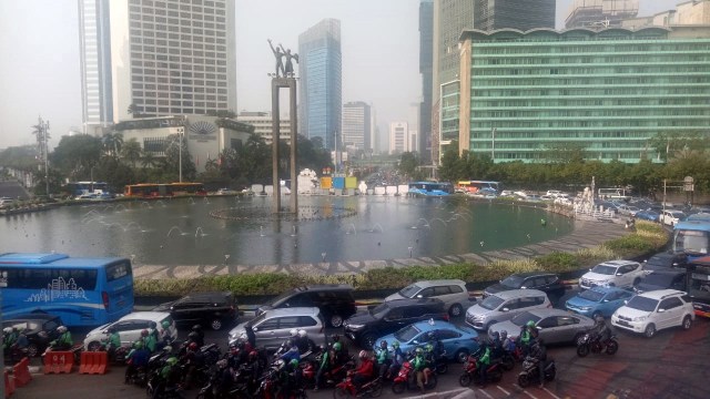 Suasana Bundaran HI (Foto: Ainul Qalbi/kumparan)