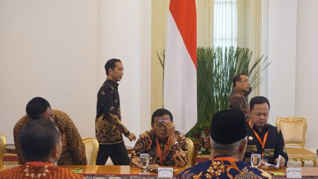 Pertemuan Presiden Joko Widodo dengan 32 Wali Kota se-Indonesia di Istana Bogor. (Foto: Yudhistira Amran Saleh/kumparan)