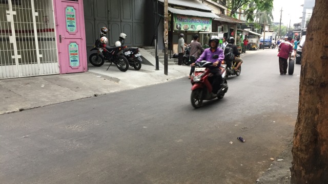 Lokasi penembakan orang tidak dikenal di kawasan Teluk Gong, Penjaringan, Jakarta Utara.  (Foto: Fachrul Irwinsyah/kumparan)