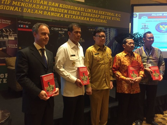 Acara simulasi serangan siber Wantannas di Grand Hyatt. (Foto: Paulina Herasmaranindar/kumparan)