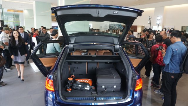 Bagian bagasi All New BMW seri 5 Touring (Foto: Helmi Afandi Abdullah/kumparan)