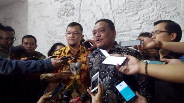 Benny Ramdhani di Kediaman OSO. (Foto: Soejono Eben/kumparan)