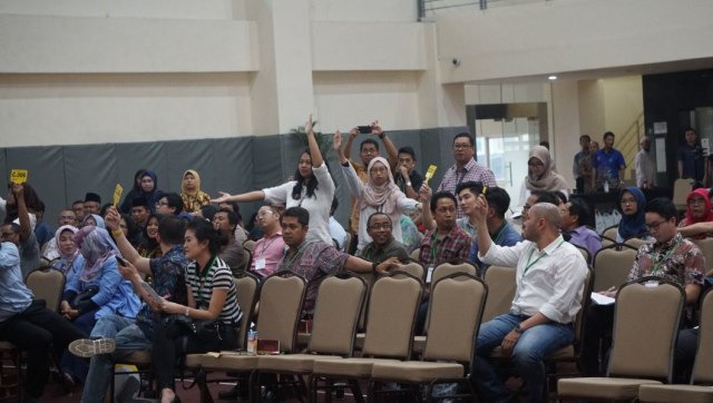 Lelang barang rampasan KPK di Gedung KPK, Jakarta, Rabu (25/7). (Foto: Nugroho Sejati/kumparan)