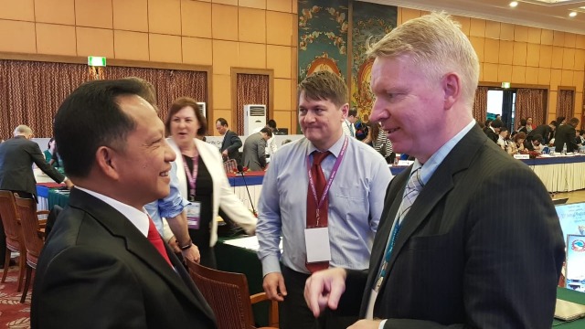 Kapolri dalam pertemuan soal Money Laundering di Nepal. (Foto: Dok. Divhumas Polri)