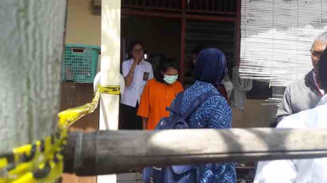 Pra Rekonstruksi Pembunuhan Bayi Kembar di Denpasar Digelar