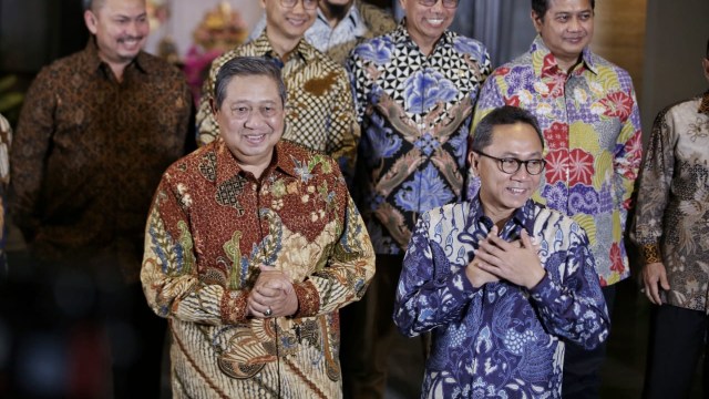 Pertemuan SBY dengan Zulkifli Hasan. (Foto: Dok. Abror Rizki/Partai Demokrat)