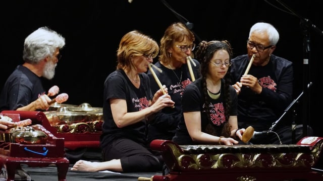 Pentas Gamelan Pusaka Sunda-Amerika di ISBI Bandung (1)