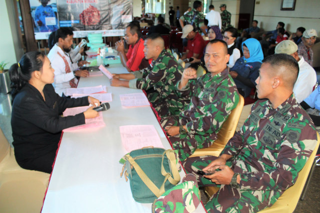Satgas Yonif 315/Garuda Dan Swiss Bellhotel Rutin Adakan Kegiatan Donor Darah  (1)