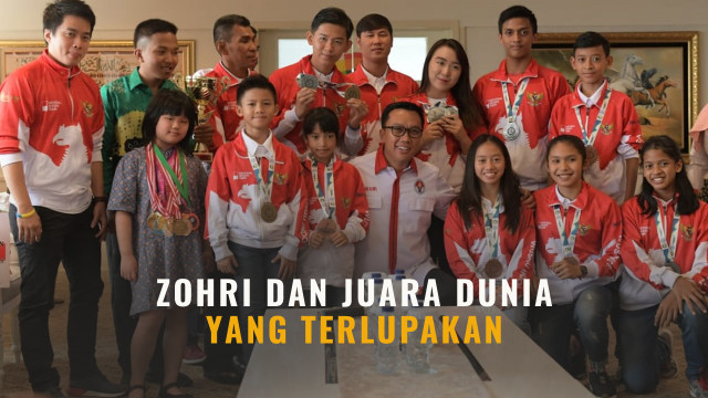 Fauzan dan Juara Dunia yang Terlupakan (Foto: Muhammad Faisal Nu'man/kumparan)