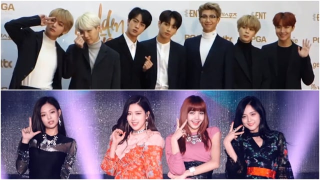 BTS dan Blackpink. (Foto: Wikimedia Commons)