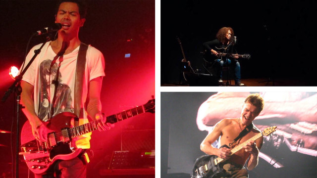 Dougy Mandagi 'The Temper Trap', Daniel Sahuleka, dan Eddie Van Halen (Foto: Wikipedia dan Dok. Official Site Daniel Sahuleka,)