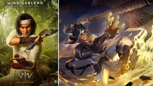 Wiro Sableng di game AOV. (Foto: Instagram/@vinogbastian__)