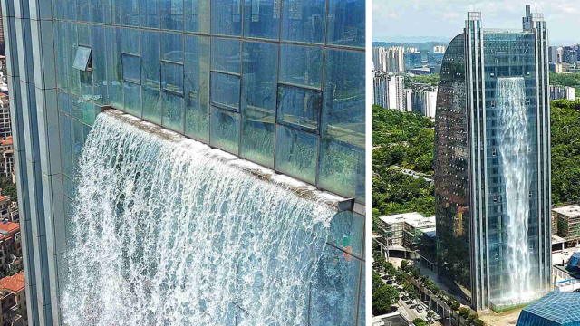 Air Terjun di Gedung Pencakar Langit