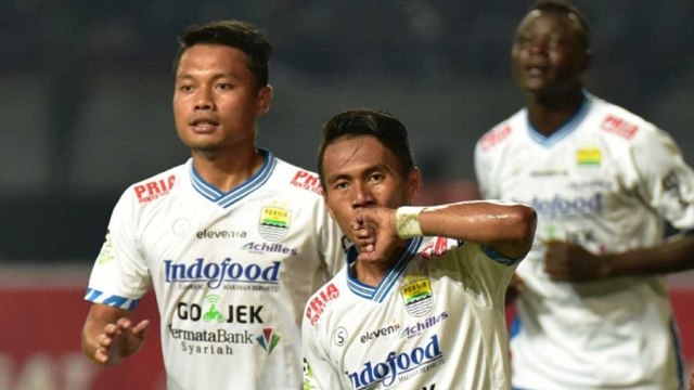 Selebrasi gol Ghozali Siregar (Foto: Dok. Media Persib)