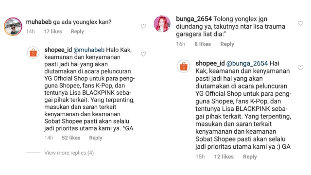 com-Komentar Netizen di IG Shopee 1 (Foto: @shopee_id/instagram)