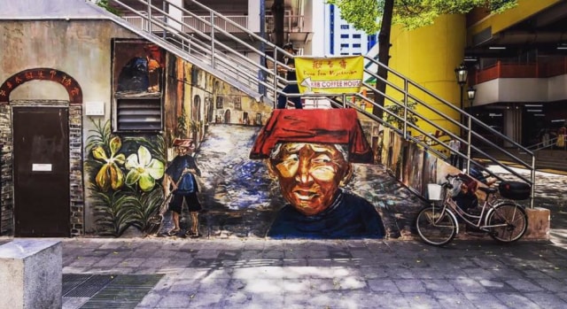 Mural One Tough Woman di Singapura (Foto: Dok. mothership.org)