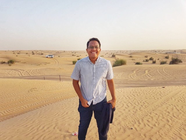 Memacu Adrenalin di Panasnya Gurun Dubai (1)