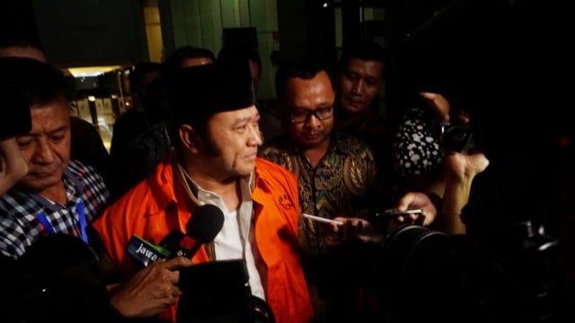 Zainudin Hasan Resmi ditahan KPK (Foto: Iqbal Firdaus/kumparan)