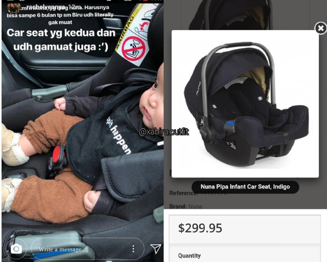 Intip 5 Harga Barang Xabiru, Anak Rachel Vennya yang Menggemaskan (3)