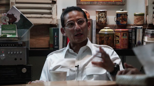Sandiaga Uno Foto: Iqbal Firdaus/kumparan
